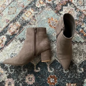 Tan Booties
